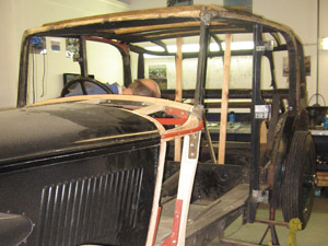1934 Alvis Speed 20 SB having substantial work to the ash frame