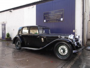 1934 Alvis Speed 20 SB having substantial work to the ash frame