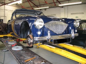 Austin Healey 100/4 This had a full engine rebuild, a little trim work and general re-commissioning