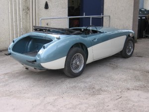 Back from the paintshop ready for fitting up