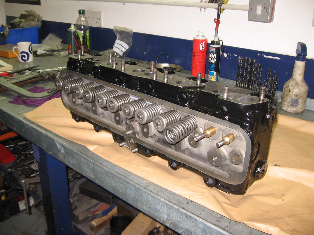 Rebuilding the cylinder head