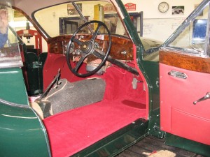 XK140 Most of the new carpets are now fitted